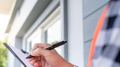 contractor estimating the cost of installing a new roof