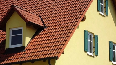 new shingle roof on a house