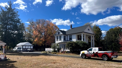 house with new asphalt shingle roof in Vineland, NJ