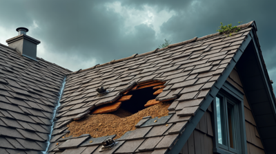 Roof damage? Mighty Dog Roofing of Rhode Island can help with repairs or replacement.