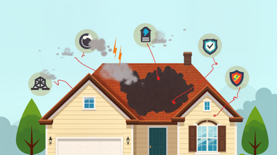 Roof damage? Mighty Dog Roofing of Rhode Island can help with repairs or replacement.