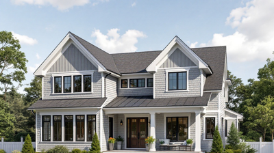 Professional siding installation showcasing modern design and durability