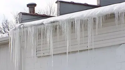 Post-winter gutter inspection
