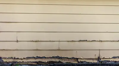 Siding replacement due to moisture damage