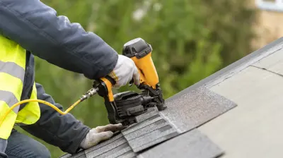 Shingle roof repair on a custom home near the Onion Creek Golf Club in Austin TX 78747