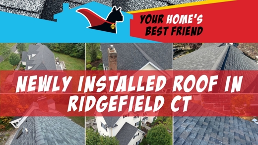 Newly Installed Roof in Ridgefield CT