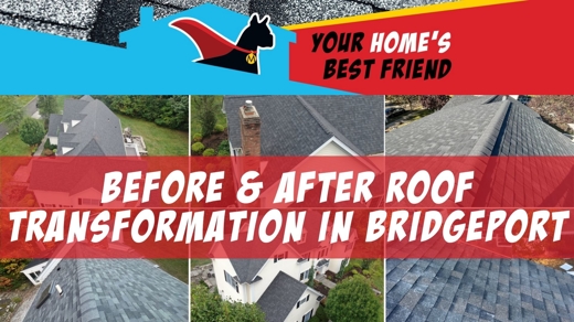 Before & After Roof Transformation in Bridgeport CT