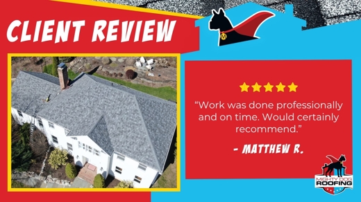 Client Review, Roofing Installation in Darien CT