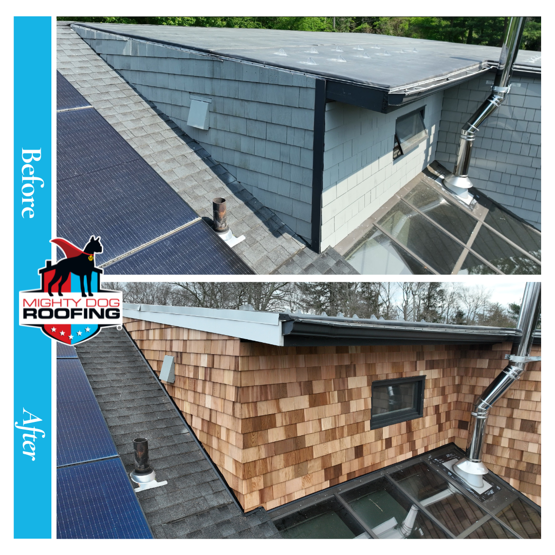 Cedar Shake Siding Installation Barrington Rhode Island Mighty Dog Roofing