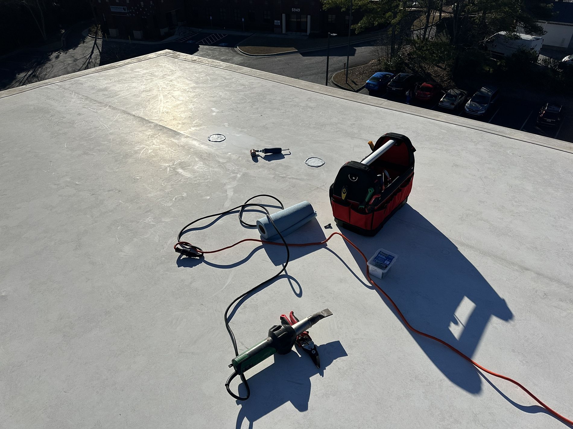 Commercial TPO Roof Repair - Norcross Georgia