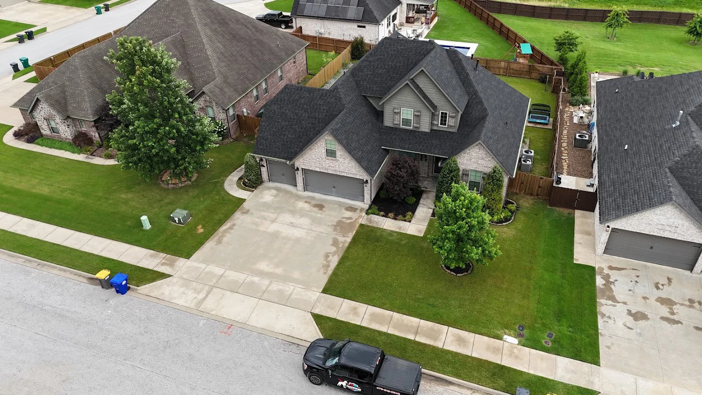 Full Roof & Gutter Replacement in Rogers, Arkansas