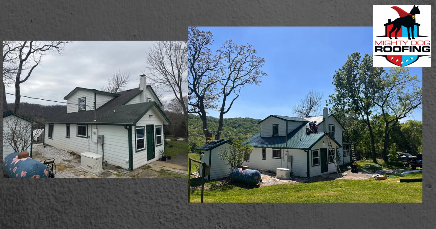 Asphalt Roof Replacement with Standing Seam Metal Roofing