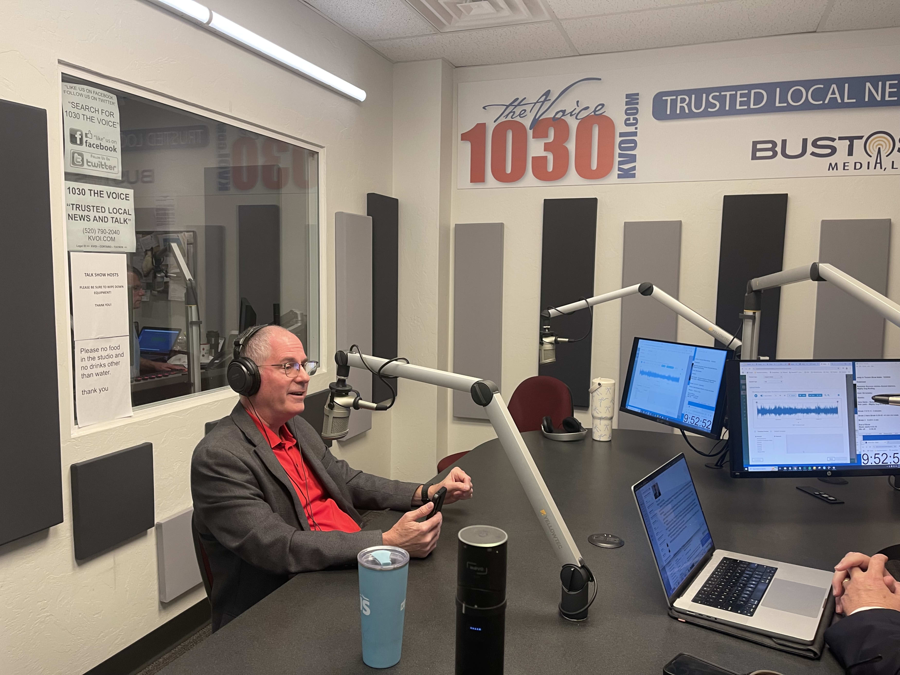 Rob Lamb on the Radio