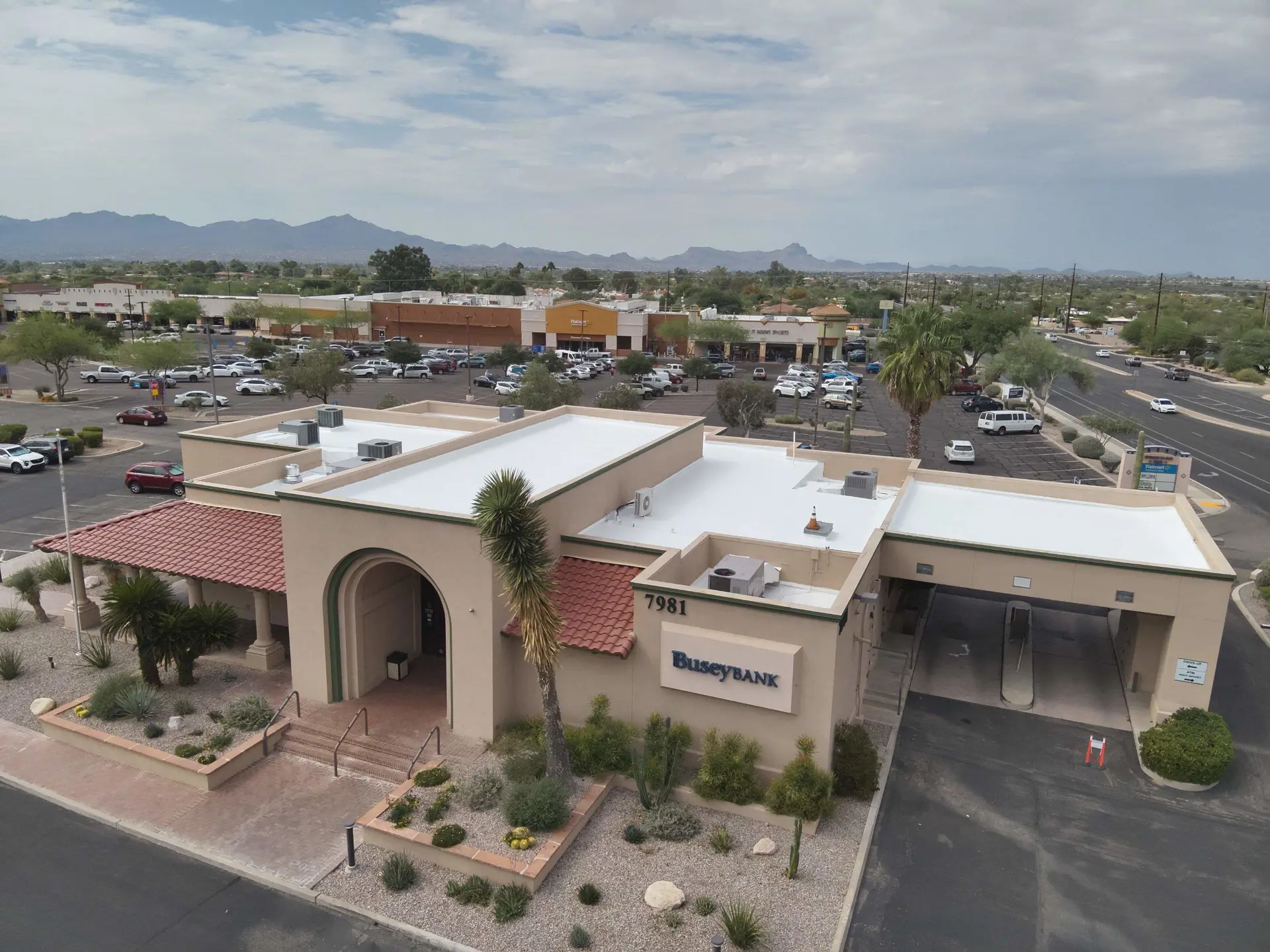 Commercial building - Full roof replacement including tile