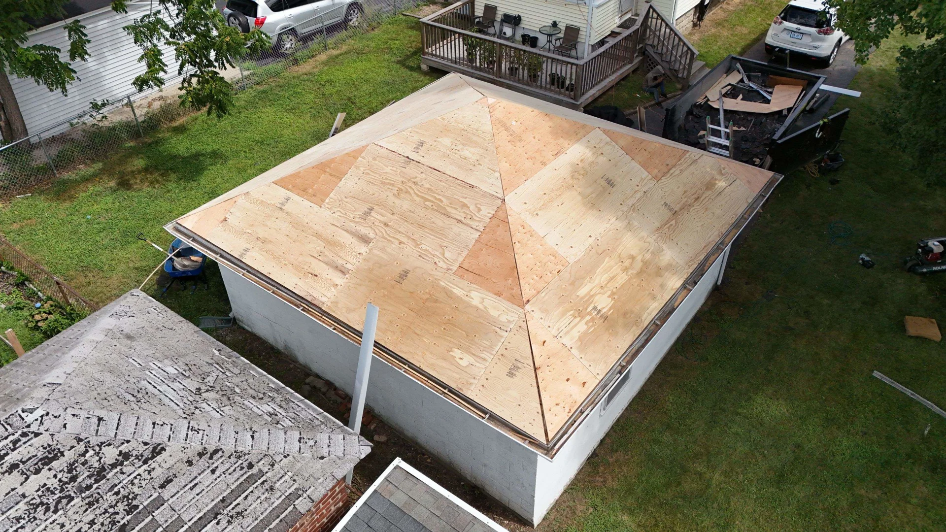 New Roof Deck Installation in Rhode Island