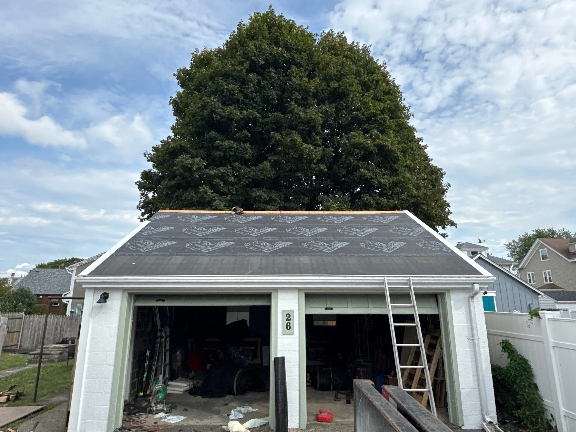 Rhode Island Roof Replacement in Progress