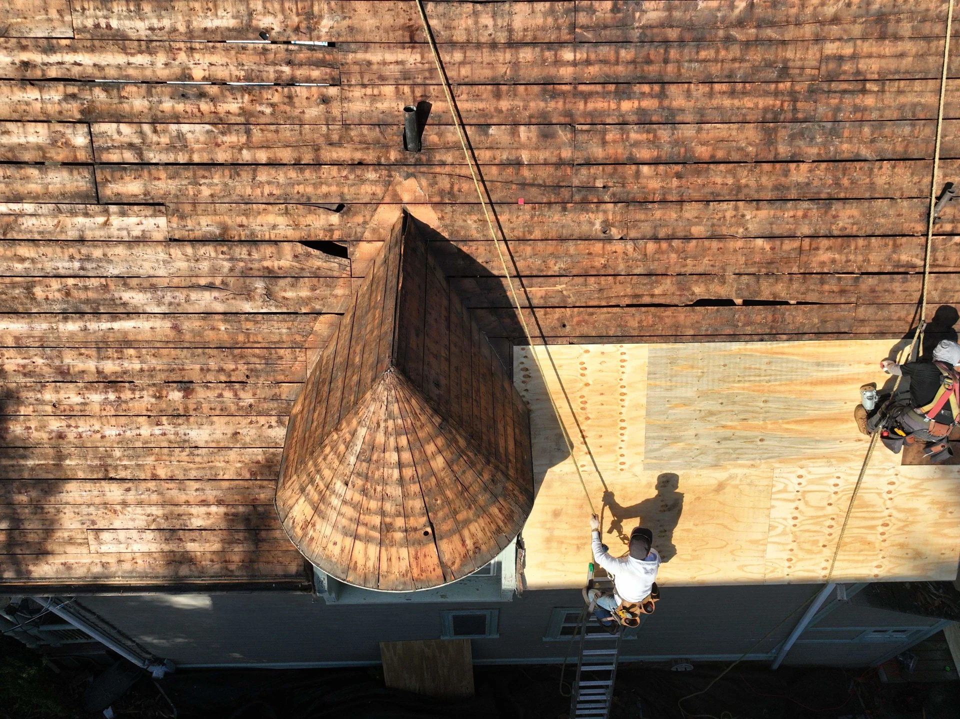 Roof Deck Replacement & New Roof Installation in Rhode Island