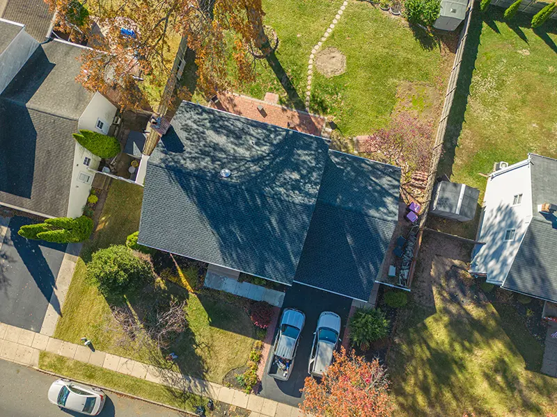 New roof installed after roof leak detection in River Edge, NJ