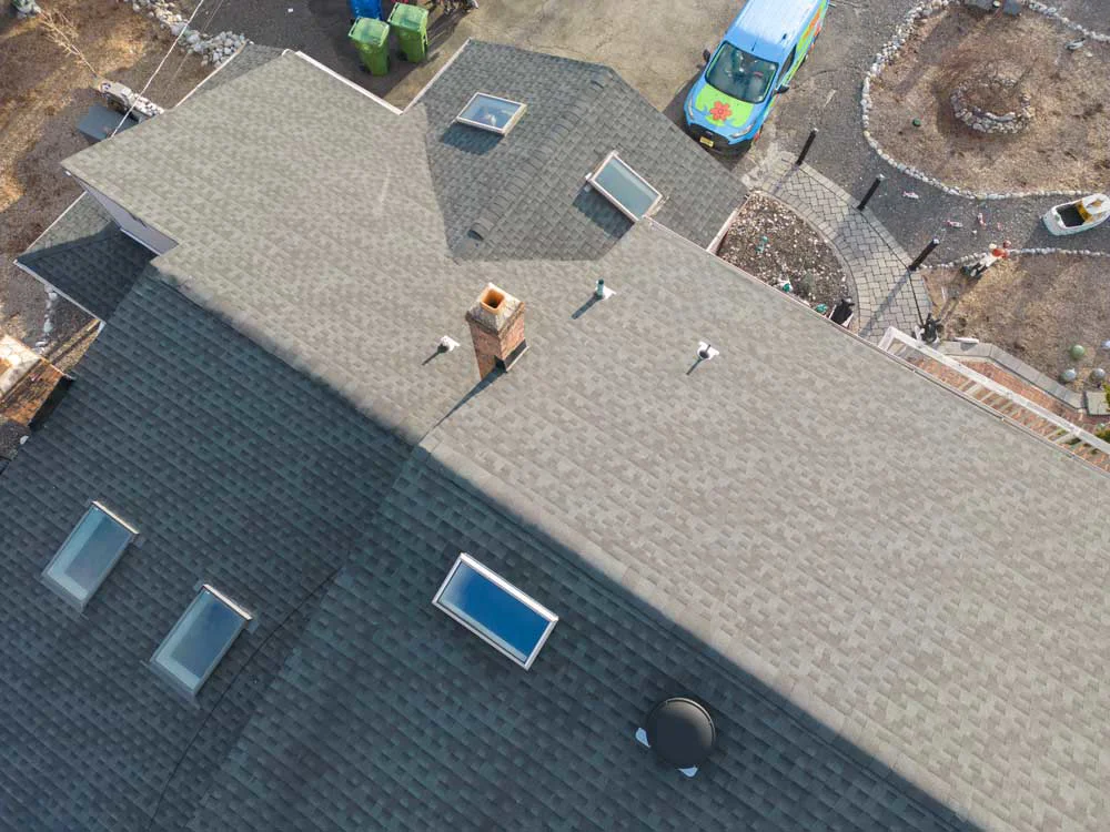 Cherry Hill, NJ after roof replacement new shingles installed