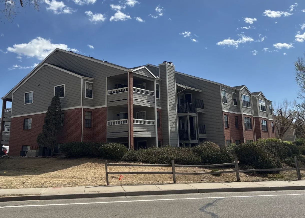 A condominium complex remodeled by Mighty Dog Roofing of Northern Colorado- Fort Collins.