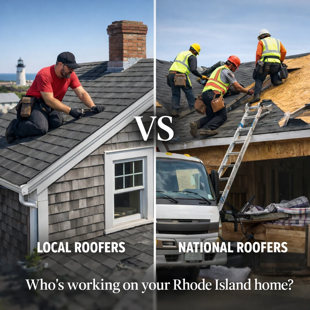 Local Roofers vs National Roofing Companies in Rhode Island