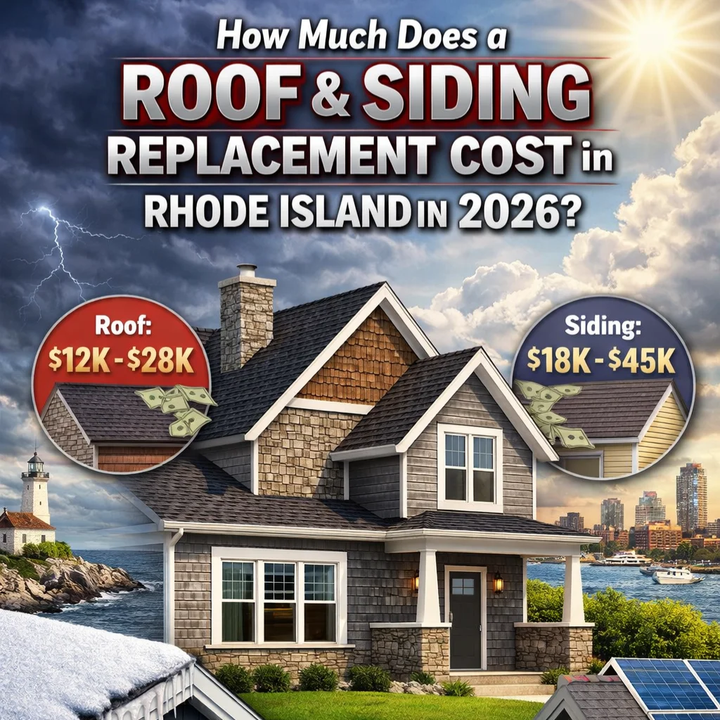 2026 Roof + Siding Replacement Cost in Rhode Island: Real Ranges + Packages