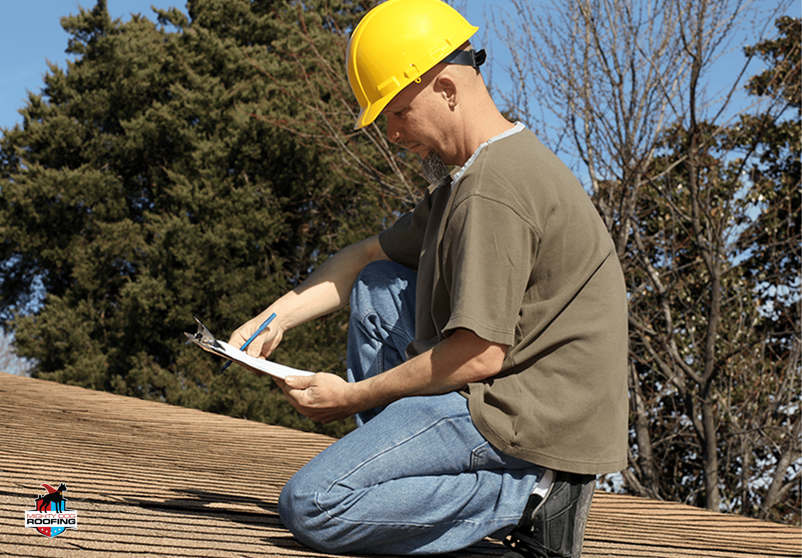 Roofer estimate process for roof replacement