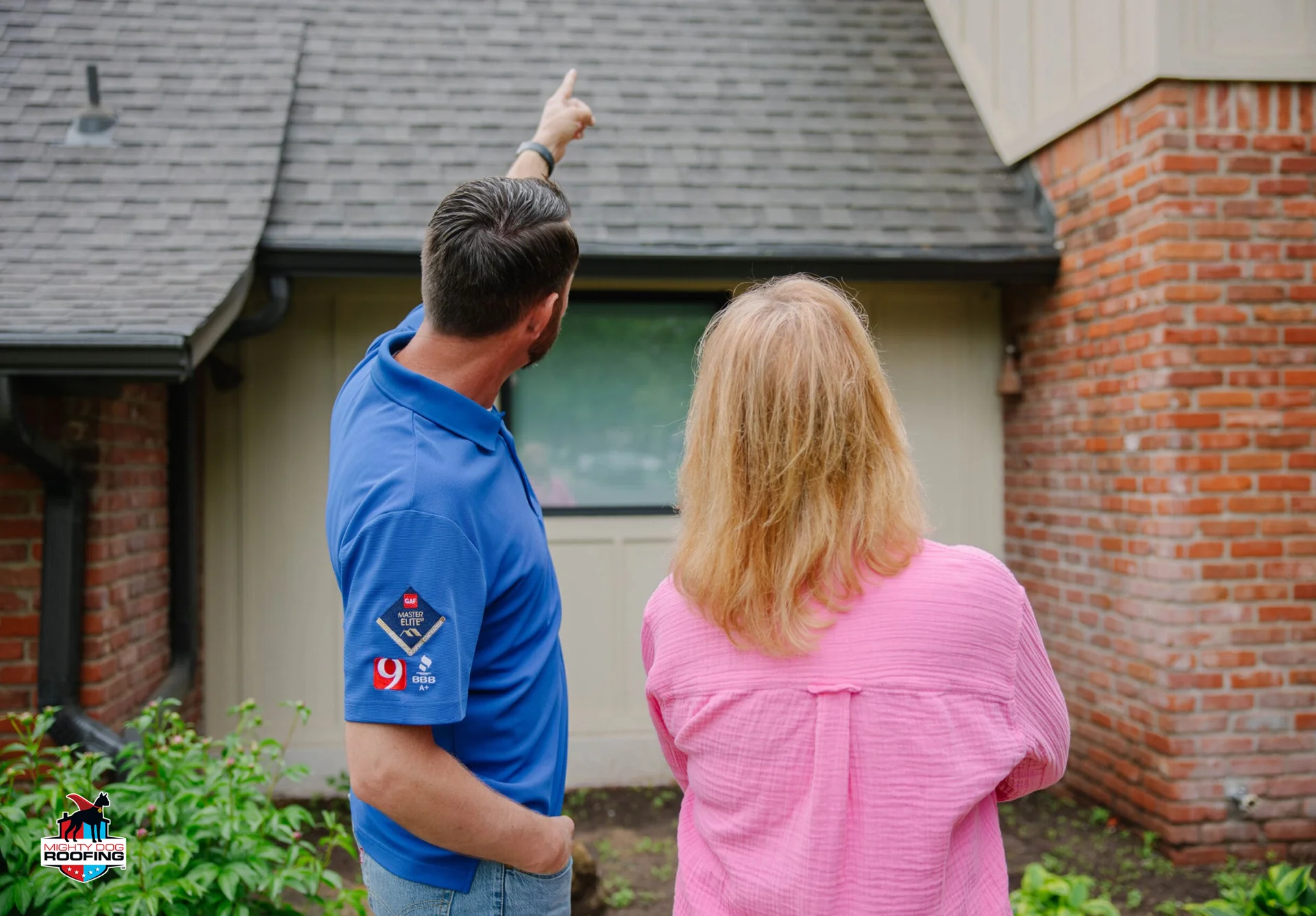Final inspection after roof replacement