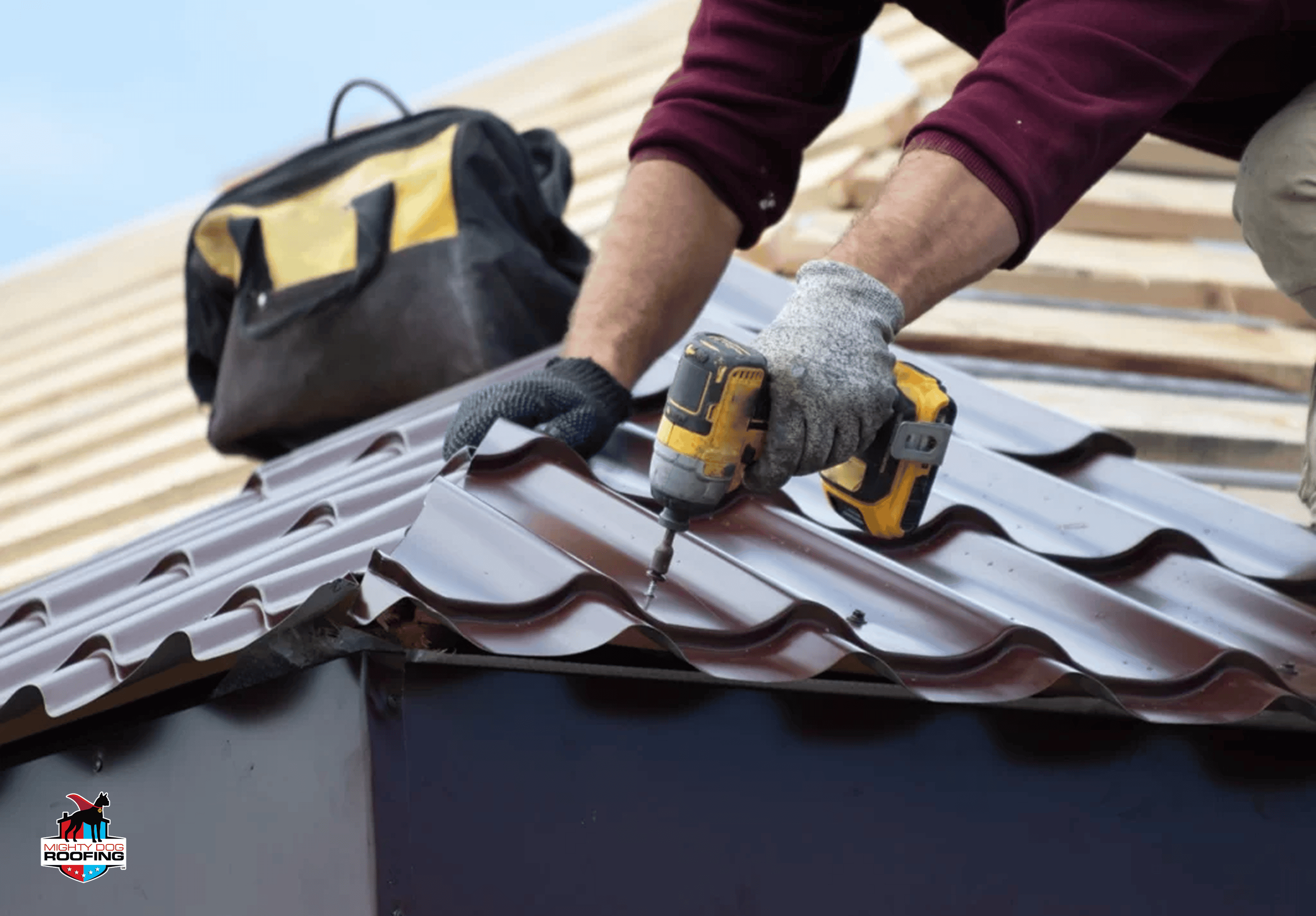 roofing contractor performing roof replacement service