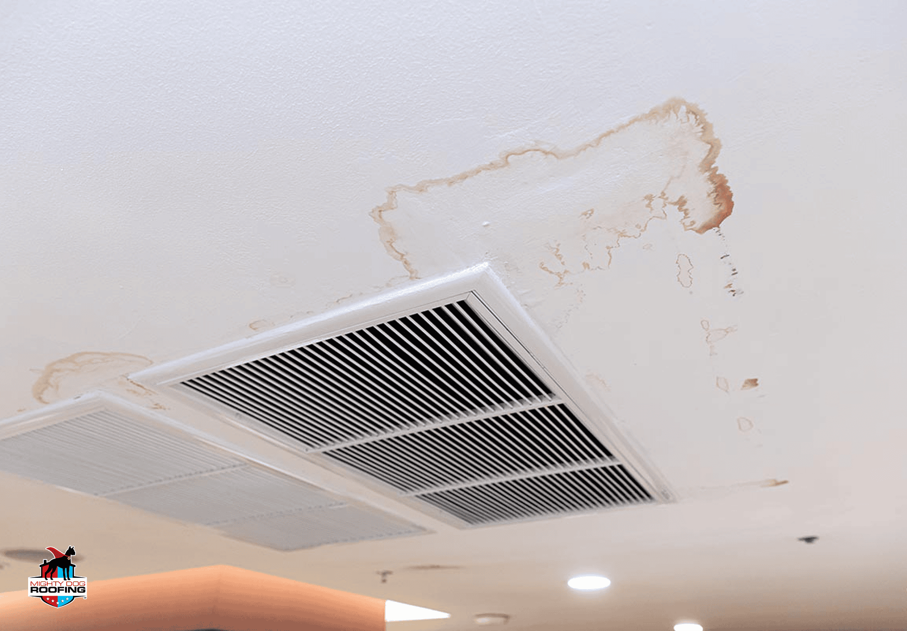 Interior signs of roof problems